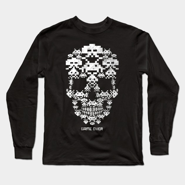 Game Over Long Sleeve T-Shirt by Droidloot